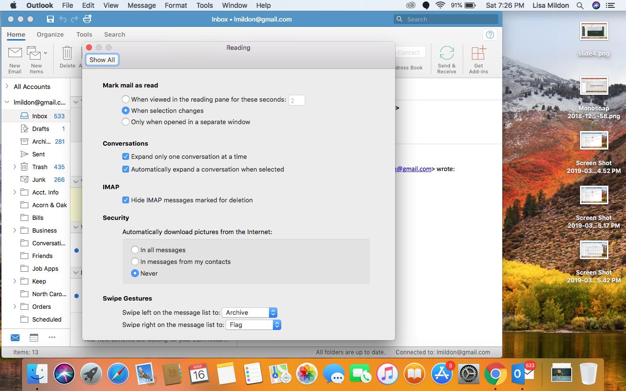 Mac Outlook Automatically Download Pictures